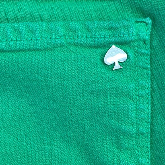 Kate Spade Bright Green Play Hooky Capri Pants Woman's 28 * - Picture 8 of 16